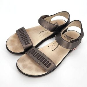 Pediped Lisa Flex Sandals Bronze Girl's 12-12.5 29